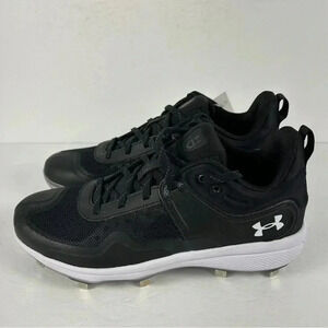 Under Armour Glyde MT Women's Softball Cleats NWT Black White 6.5 Fast